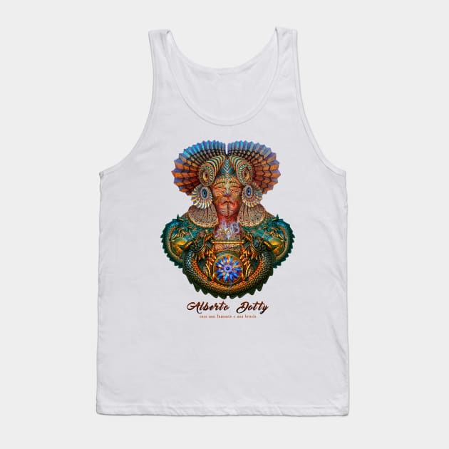 SHAMAN totemic #006 Tank Top by Alberto Dotty